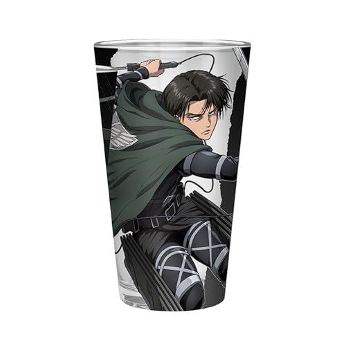 Attack on Titan Levi XXL Glass - 400ml Anime Drinking Glass