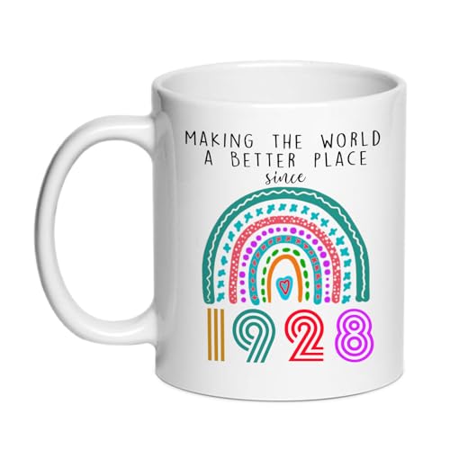 SIUNY 1928 98th Birthday Coffee Mug for Women Men - Funny Gift 11oz