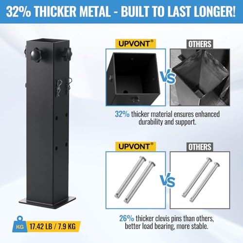 Heavy-Duty Bed Risers for College Dorms | Adjustable Heights 6-12in