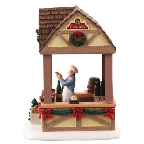 Christmas Market Bratwurst Resin Miniature Holiday Village Figurine