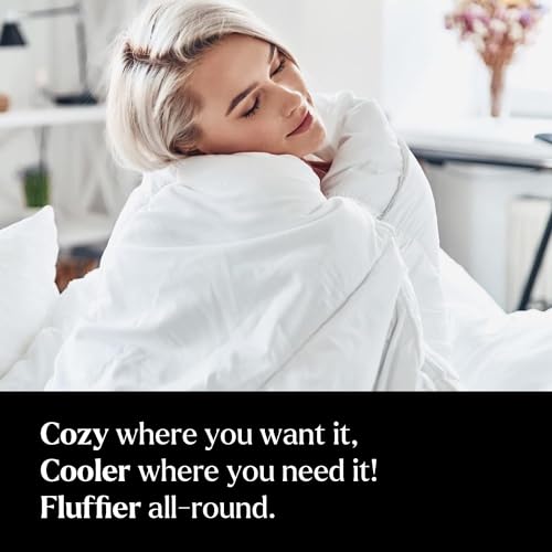 All-Season Lightweight Cotton Duvet Cover – Water-Resistant, King Size, White
