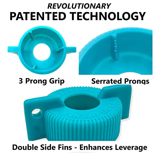 Gen 2 3-Pack Water Bottle Opener ERGO OPENER 25.5-28mm for Arthritis & Weak Hands