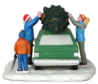 Lemax Christmas Village Tree Transport #43081 Polyresin Figurine