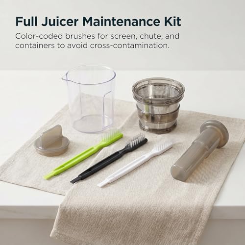 3-Piece Juicer and Blender Cleaning Brush Set for Narrow Crevices