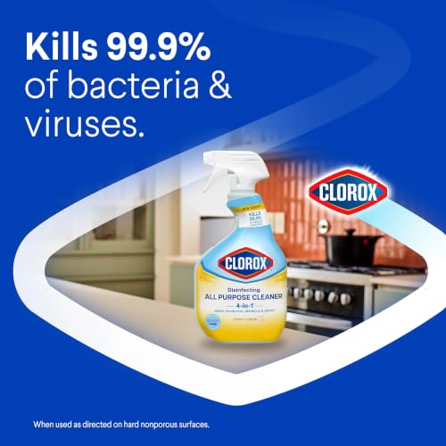 Bleach-Free Disinfecting All-Purpose & Bathroom Cleaner Spray Set, 32 oz