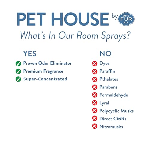 Pet Odor Eliminator Room Spray - Vanilla Sandalwood, 4 oz Concentrated