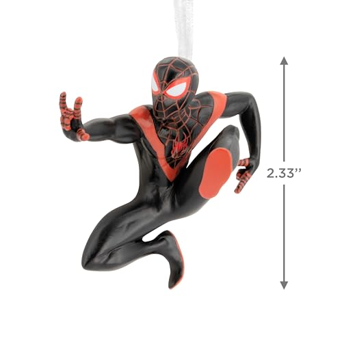 Miles Morales Spider-Man Christmas Tree Ornament, Resin Holiday Decor