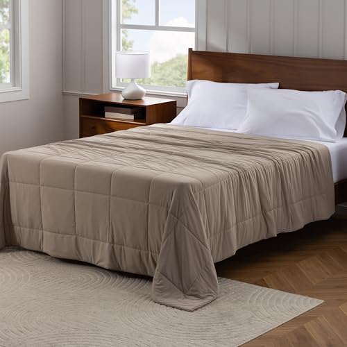 Lightweight Cooling Blanket - Soft Jersey Quilt for Hot Sleepers, 70" x 90"