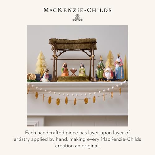 Hand-Painted Cherub Angel Nativity Set with Arch, 4-Piece Christmas Decor