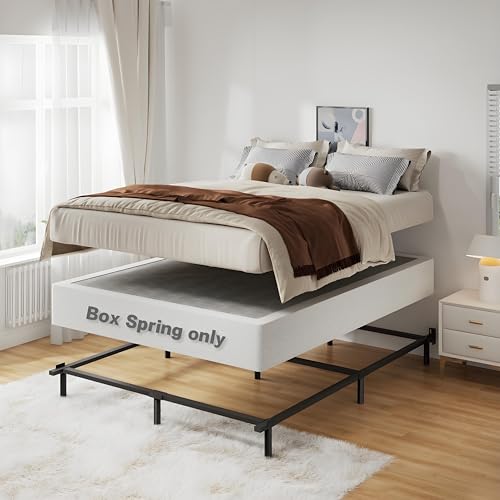 9-Inch Heavy Duty Queen Box Spring Metal Mattress Foundation