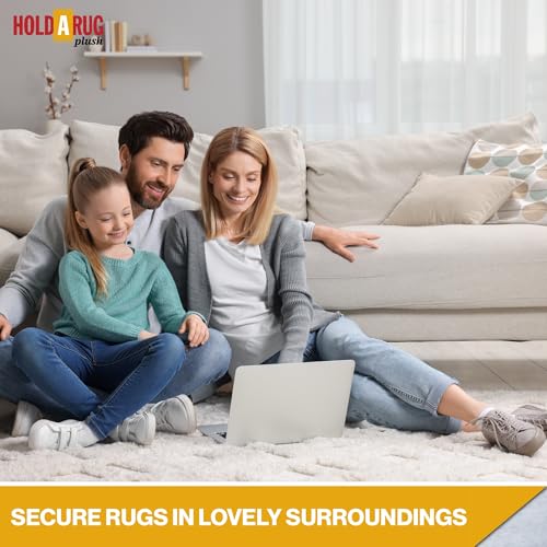 Plush Nonslip Rug Pad, 2' x 4' Reversible Gripper for Hardwood and Carpet
