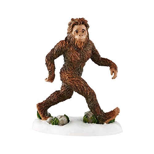 Department 56 Sasquatch Village Figurine, Hand-Painted Holiday Decor, 3.82 Inch Brown