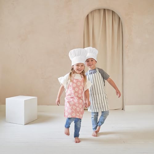 Kids Apron for Cooking and Crafts with Pocket - Adjustable Toddler Apron