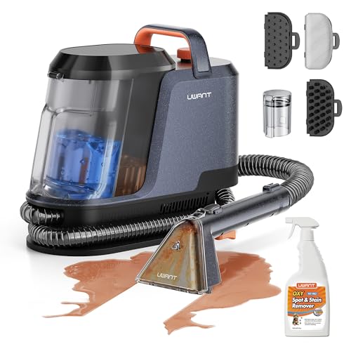 Portable Carpet Cleaner Machine with 18Kpa Suction & Brush Heads