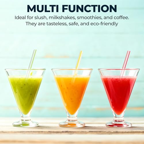 HOUZZKINGZ USA 1000 Assorted Color 5" Plastic Coffee & Cocktail Stir Sticks