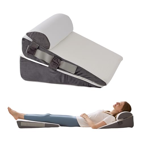 Adjustable Wedge Pillow Set for Surgery Recovery & Acid Reflux Relief