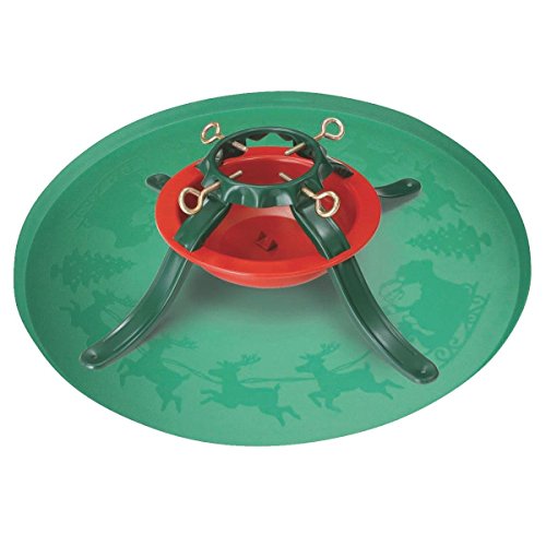 28.5-Inch Resin Christmas Tree Stand Tray - Floor Protection Mat