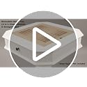 Reversible 3-in-1 Game Table with Storage Drawers - 20-Inch Square