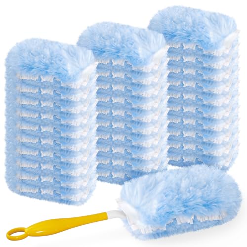 360° Microfiber Duster Kit - 30 Disposable Refills with 1 Secure Handle