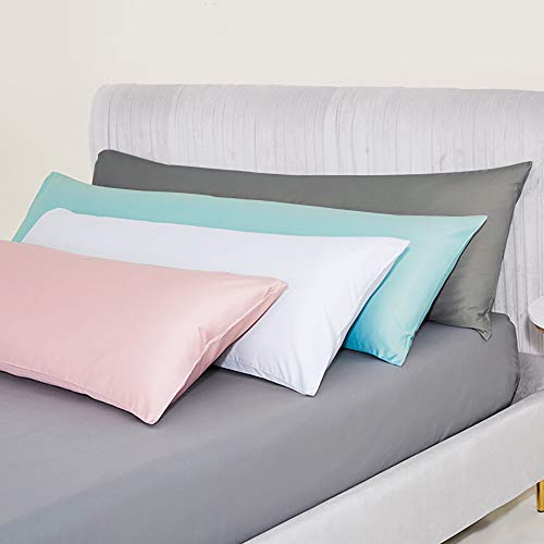 500 Thread Count Egyptian Cotton Sateen Body Pillowcase, 20 x 54 Inch