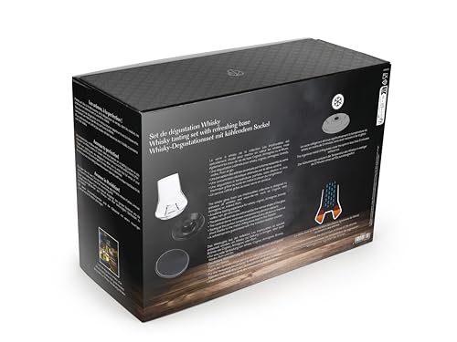 Peugeot Whisky Tasting Duo Set - 2 Glasses, Coasters, Cooling Bases & Booklet
