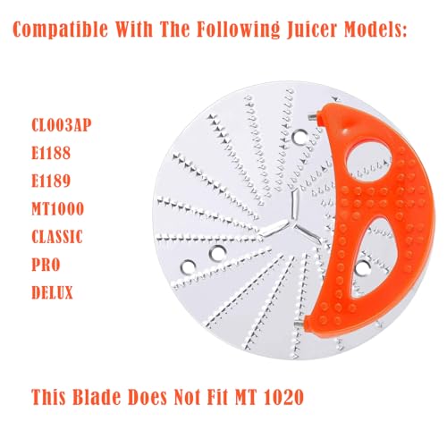 Juicer Replacement Blade and Crescent Tool Set with Screws