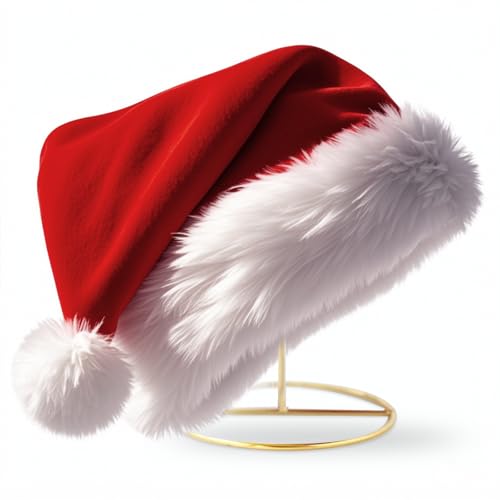 Solvora Santa Hat – Unisex Adults Christmas Hat, Variation 1