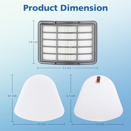 LINNIW Vacuum Filter Replacement Set for Shark Navigator Lift-Away NV350 NV351 NV352 NV355 NV360