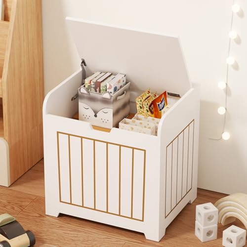 Small Wooden Cube Storage Organizer Box for Entryway and Bedroom