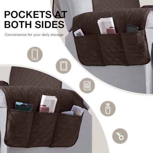 Waterproof Recliner Chair Cover, Non-Slip & Washable, 23"