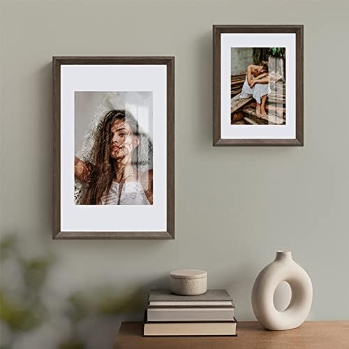 Prudiut 15-Pack White Picture Mats - 5x7 Frame Mats for 4x6 Photos | Bevel Cut Mat Board