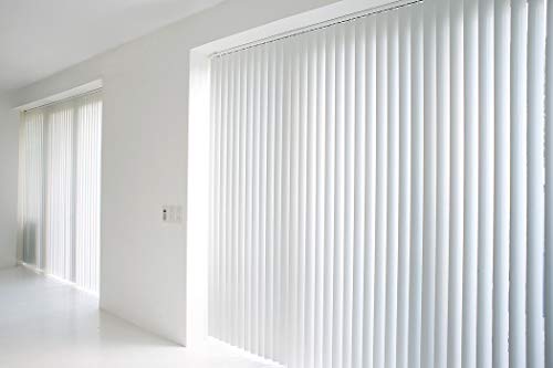 Heavy Duty PVC Vertical Blind Slats - Smooth Curved, 82.5 Inches (2 Slats)