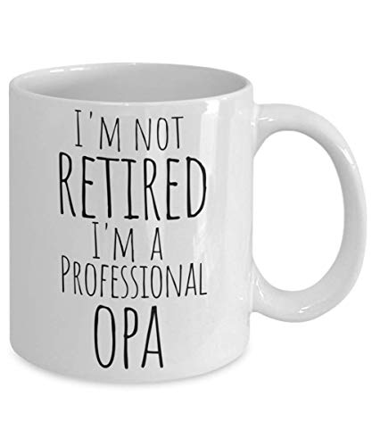 German Grandpa Opa Coffee Mug 11oz - Retirement & Birthday Gift for Grandfather