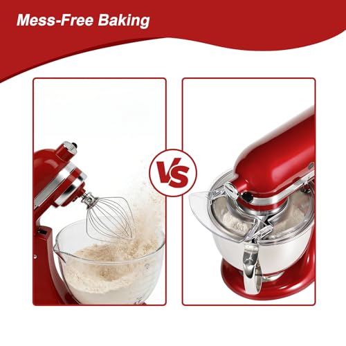 Tilt-Head Stand Mixer Pouring Shield - 4.5-5 Quart Splash Guard Cover