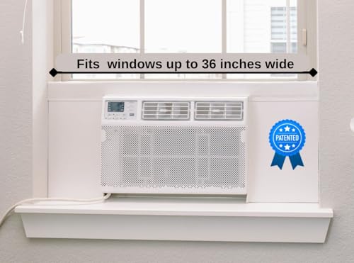 Window AC Unit Insulation Side Panels White 3-Piece Cover