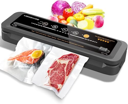 Automatic Vacuum Sealer Machine with Built-in Cutter and 80kPa Suction