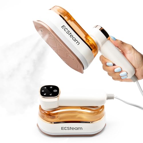 2-in-1 Handheld Garment Steamer and Steam Iron, Portable Travel Wrinkle Remover