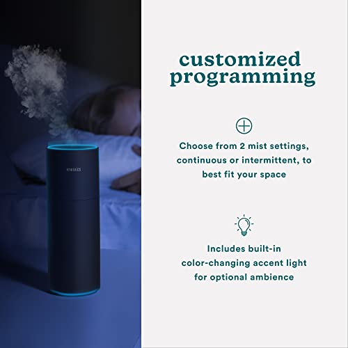 Portable Cool Mist Humidifier with Color-Changing Light