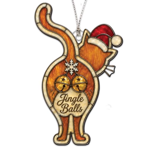 RUSATEN Cat Christmas Ornament – Cat Ornament for Christmas Tree (Variation: Cat)