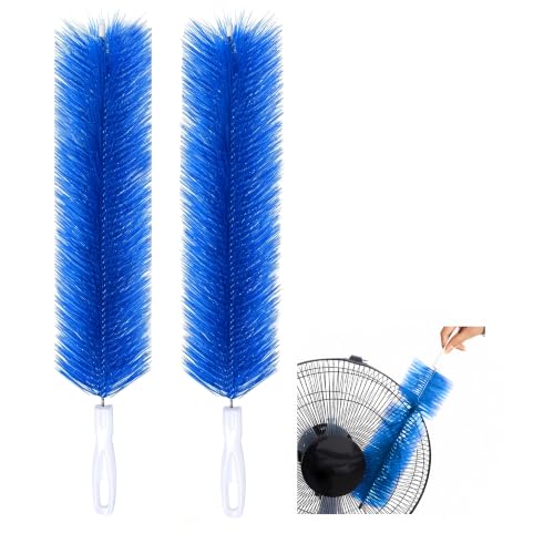 Bendable Microfiber Fan Duster Brush for Ceiling Fans & Blinds - 2 Pack