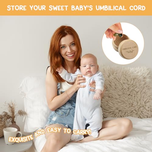 Wooden Baby Umbilical Cord Memorial Box - Keepsake Gift