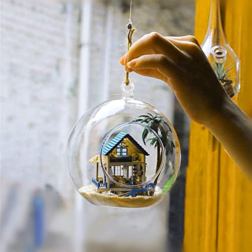 80 Pack 90mm Acrylic Hanging Globe Ornaments - Fillable Clear Christmas & Wedding Decor