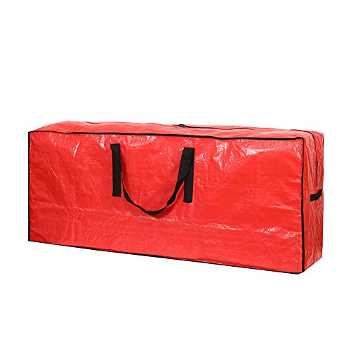 Waterproof Christmas Tree Storage Bag for 7.5 ft Trees with Dual Zipper