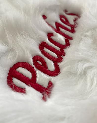 Personalized Red Velvet Quilted Christmas Stocking with Jingle Bells 21-inch