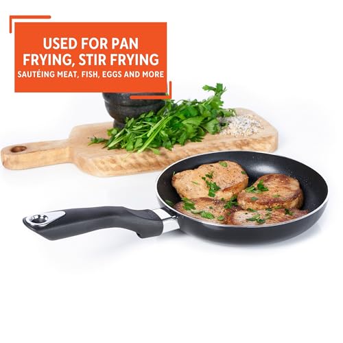 IMUSA IMU-25010TGT Nonstick Bistro Saute Pan, 10", Black