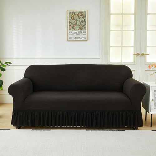 Elastic 2-Seater Sofa Cover - Anti-Slip & Cat Scratch Protection