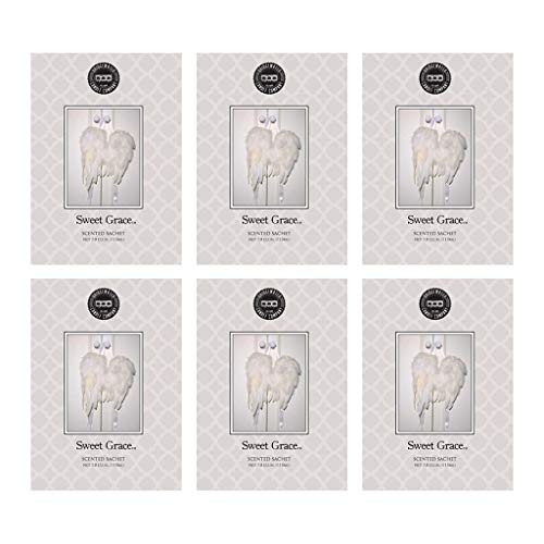 Scented Sachet Air Freshener Bags - 6 Pack for Closets, Drawers, and Cars