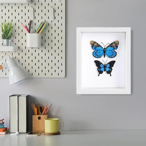 4x6 Shadow Box Frame Set, Wooden Deep Display Case for Keepsakes (2-Pack)