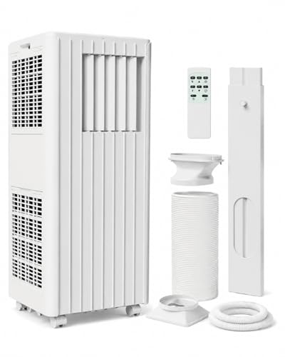 Portable Air Conditioner 8,000 BTU, 4-in-1 AC Unit for Rooms Up to 350 Sq.Ft