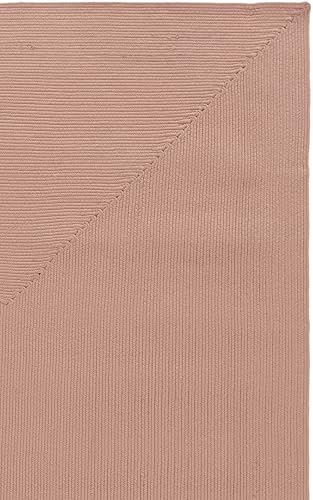 Braided Indoor/Outdoor Runner Rug, Washable Peach Area Rug, 2'3" x 8'